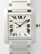 最高級カルティエスーパーコピー カルティエ時計コピー Cartier タンクフランセーズ zW51002Q3 ＳＳ　ＬＭ ホワイト