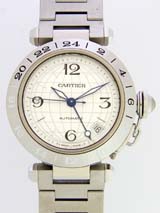 工場直売カルティエスーパーコピー カルティエ時計コピー Cartier パシャＣ zW31078M7 ＧＭＴ　新型 シルバー