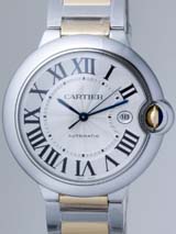 工場直売カルティエスーパーコピー カルティエ時計コピー Cartier バロンブルー zW69009Z3 ＳＧ　ＬＭ シルバー