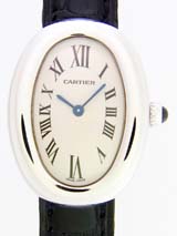 国内最大級カルティエスーパーコピー カルティエ時計コピー Cartier ベニュワール zW1516856 ＷＧ　黒皮 ホワイト