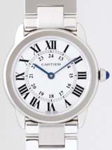 国内最大級カルティエスーパーコピー カルティエ時計コピー Cartier ロンドソロ zW6701004 ＳS　ＳＭ　ブレス ホワイト
