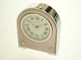最高級カルティエスーパーコピー カルティエ時計コピー Cartier クロック（アラーム置時計）　ピンク zW0100037 シルバー