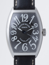 激安老舗フランクミュラースーパーコピー フランクミュラー時計コピー FRANCKMULLER カサブランカ 5850CASA AC AC　ブラック皮 ブラック