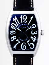 工場直売フランクミュラースーパーコピー フランクミュラー時計コピー FRANCKMULLER カサブランカ 6850CASA AC AC　ブラック皮 ブラック