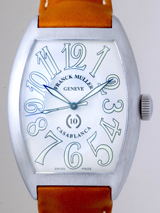 超激安フランクミュラースーパーコピー フランクミュラー時計コピー FRANCKMULLER カサブランカ z8880 CASA BR 10周年記念　ブラウン皮 ホワイト