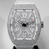 国内最大級フランクミュラースーパーコピー フランクミュラー時計コピー ヴァンガード ダイヤモンド 白 V45SCDT 新品未使用 FRANCK MULLER時計