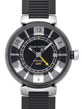 V܃CBgX[p[Rs[ CBgvRs[ LOUISVUITTON ^u[ C.ubN I[g}eBbN GMT(Tambour in Black Automatic GMT) / Ref.Q113K0