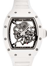 国内最大級リシャールミルスーパーコピー リシャールミル時計コピー RM055 バッバ・ワトソン ATZベゼル TI（ラバー） スケルトン文字盤 手巻き ラバー