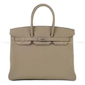 HERMES �G�����X �n���h�o�b�O �o�[�L��35 �g�D���e�B�[���O���[ �g�S �V���o�[���� �V�i