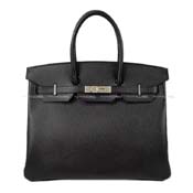 HERMES �G�����X �n���h�o�b�O �o�[�L��35 ��(�u���b�N) �G�v�\�� �V���o�[���� �V�i